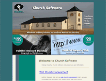 Tablet Screenshot of church-software.com
